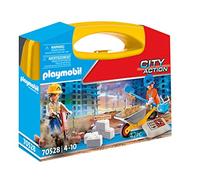 PLAYMOBIL- City Life 70528 Carrying Case Construction Site, per Bambini dai 4 Anni