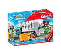 PLAYMOBIL City Life 70885 Camion smaltimento rifiuti con Lampeggiante, dai 4 Anni