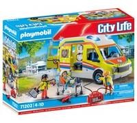 PLAYMOBIL City Life 71202 Ambulanza 4 anno/i Plastica Multicolore