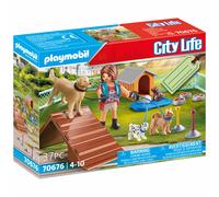 Playmobil City Life Set Regalo Educatrice E Cani 70676