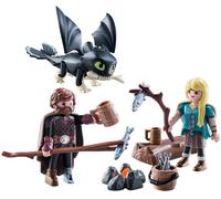 Playmobil Come Addestrare Il Tuo Drago III Hiccup & Astrid Con Drago Baby
