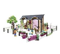 PLAYMOBIL Country 70995 Lezioni di Equitazione con stalle, Giocattoli per Bambini dai 4 Anni