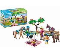 PLAYMOBIL Country 71239 Picnic coi Cavalli, Picnic in Famiglia in Campagna, Giocattolo per Bambini dai 4 Anni in su