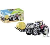 PLAYMOBIL Country 71305 Trattore con Accessori, Un Trattore Elettrico con Tetto apribile e Stazione di Ricarica elettrica, Giocattolo per Bambini dai 4 Anni in su