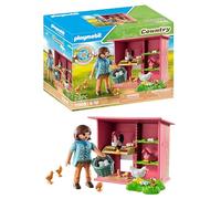 Playmobil 71308 pollaio per bambini dai 4 anni in su giocattolo sostenibile