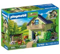 PLAYMOBIL | Country | Casa di campagna | Casa abitabile con balcone, cucina, letti, animali e accessori completi | Per bambini da 4 anni | 72162