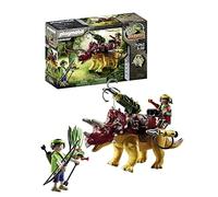 PLAYMOBIL Dino Rise 71262 Triceratopo, Dinosauro con Armatura Removibile, sellino Speciale per Il Personaggio, Giocattolo per Bambini dai 5 Anni in su