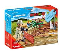 PLAYMOBIL Dinos 70605, Gift Set Paleontologo, dai 4 Anni
