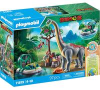 Playmobil Dinos 71819 Incontro con il Brachiosauro e Hovercraft 4 Anni+