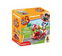 PLAYMOBIL Duck ON Call 70828 Mini Car dei Vigili del Fuoco, Giocattoli per Bambini dai 3 Anni