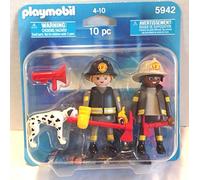 Playmobil Duo_Pack 5942 - Pompieri americani con Dalmatina