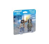 Playmobil 71505 Tactical Police with Thief DuoPack, thrilling action, rescue toy