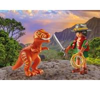 PLAYMOBIL DUOPACK 71206 Esploratore E T-Rex