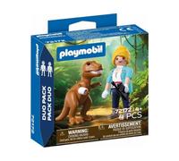 PLAYMOBIL 72172 - DuoPack - T-Rex con Ricercatrice - 1 pz.
