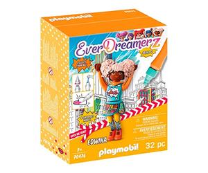 PLAYMOBIL EverDreamerz 70476 Edwina - Comic World, con Water Pen, 7 Anni