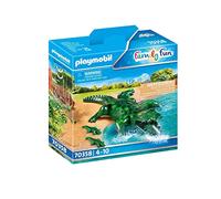 PLAYMOBIL Family Fun 70358, Coccodrillo con Cuccioli, dai 4 Anni