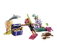 PLAYMOBIL Family Fun 70678 Immersione tra i tesori, per Amanti del Mare, Giocattolo per Bambini dai 4 Anni