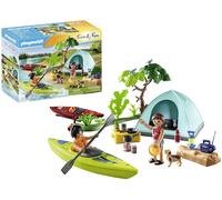 Playmobil Family Fun 71425 Avventura in Canoa, Camping, Divertente Avventura all