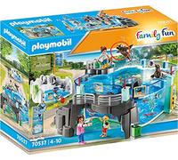 PLAYMOBIL Family Fun Acquario Marinaio E Recinto per Pinguini 70537 Zoo