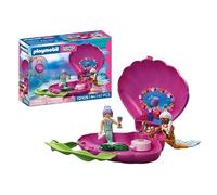 PLAYMOBIL | Fantasy & Magic | Borsa a forma di sirena | Borsa portatile con 2 si