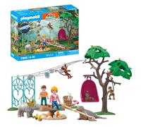 PLAYMOBIL Fun Birthday Party Set da gioco con statuine, Festa di compleanno divertente