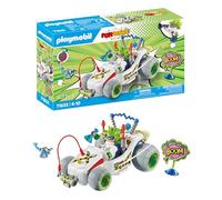 PLAYMOBIL Funstars 71633 Racing Professor, kart con motore pull-back, set di gioco dinamico per corse emozionanti, giocattolo per bambini dai 4 anni in su, Professore sfrecciante