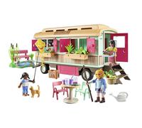 Playmobil Gioco Di Costruzione Di Un´accogliente Caffetteria Su Roulotte