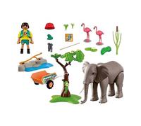 Playmobil Gioco Di Costruzione Elephant With Caretaker