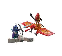 Playmobil Gioco Di Costruzione: Eroe Drone Contro Ninja Malvagio
