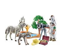 PLAYMOBIL Wiltopia 71295 Fotografa con travestimento e zebre