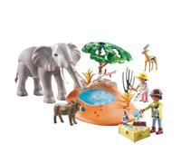 Playmobil Gioco Di Costruzione Wiltopia Elefante A La Ponda