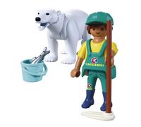 Playmobil Gioco Di Costruzione Zoo: Polar Bear And Keeper