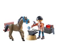 PLAYMOBIL 71357 - Horses of Waterfall - Maniscalco con Cavallo - 1 pz.