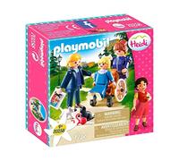 PLAYMOBIL Heidi 70258, Clara con Il Suo papà e la Signorina Rottenmeier, dai 4 Anni