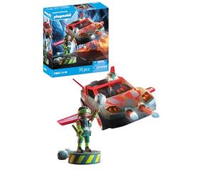 PLAYMOBIL Hero Multi-Functional Vehicle Set da gioco con statuine, Veicolo multifunzione degli eroi