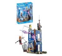 PLAYMOBIL | Heroes | Duello alla Torre degli Eroi | Set da gioco ricco di azione per duelli emozionanti | Con figure e accessori ricchi di dettagli bambini dai 4 anni in su, 72022
