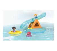 PLAYMOBIL Junior 71687 Isola con scivolo acquaticoInclude due personaggi, un polipo e accessori - Età 1 anno