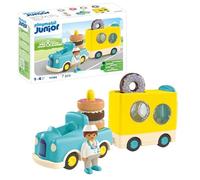 Playmobil Junior 71702 Camion delle ciambelle, con Funzionalit di Impilamento e