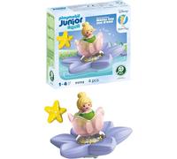 PLAYMOBIL JUNIOR AQUA & Disney Il magico fiore fatato di Campanellino che nuota, Giocattolo acquatico , Incoraggia la creatività e il gioco di ruolo, Con funzione acqua e accessori, 71772