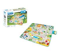 PLAYMOBIL | JUNIOR | Tappeto da gioco | Morbida base di gioco con mondi tematici, lato inferiore impermeabile e funzione pieghevole | Per bambini da 1 anni | 72240