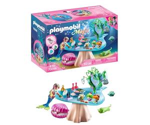 PLAYMOBIL Magic 70096 Salone di Bellezza e Scrigno di Perle, Magico delle Sirene, Giocattolo per Bambini dai 4 Anni in su
