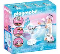 Playmobil Magia Principessa Dei Ghiacci 9351 Fiore Di Ghiaccio Con Playmogram