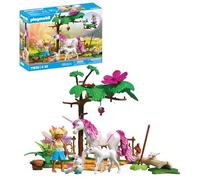 PLAYMOBIL Magical Unicorn Stable for Mother and Foal Set da gioco con statuine,