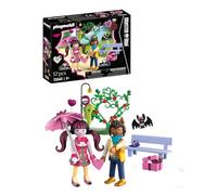 PLAYMOBIL Monster High Appuntamento di San Valentino | Draculaura e Clawd con panchina e accessori | Giocattolo per bambini dai 5 anni in su | 72043