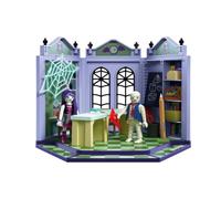 PLAYMOBIL | Monster High™ | Aula scolastica | Aula con il signor Mummia, Spectra Vondergeist, lavagna e ragnatele luminose | Per fan da 5 anni | 72145