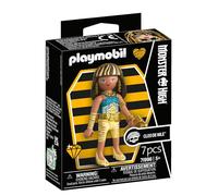PLAYMOBIL | Monster High | Cleo de Nile | Set di figure per giochi di ruolo mistici e festeggiamenti di Halloween | Con accessori egiziani e accessori | Ideale per i bambini dai 4 anni in su | 71996