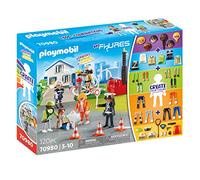 PLAYMOBIL My Figures 70980 Missione di Salvataggio, 6 Personaggi con Oltre 1000 Combinazioni di Gioco Possibili, Gioco d'Azione per Bambini dai 5 Anni in su