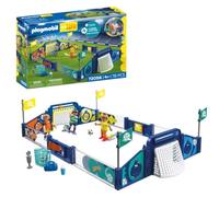 PLAYMOBIL | My Life | Football Arena | Campo da gioco con meccanismo di tiro e 2 cancelli | Giocattoli da calcio dai 4 anni in su, 72056