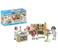 PLAYMOBIL myLife 71538 Area ristoro, deliziosi pasti e Snack al Ristorante, Inclusi Patatine, Sushi e Molto Altro Ancora, Giocattolo per Bambini dai 5 Anni in su