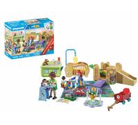 PLAYMOBIL MyLife Promo Pack 71649 Area giochi dell'asilo, con cinque personaggi,